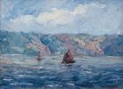 Seascape with Boats<br><small>John Carl Doemling