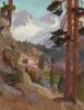 Sierra Scene with Lake <br><small>Orrin White