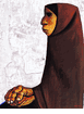 Sitting Figure (Woman in Brown) <br><small> Eduardo Kingman