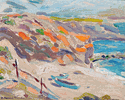 Sketch at Arch Beach, Laguna<br><small>Edwin Roscoe Shrader