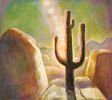 Solitary Saguaro<br><small>Frederick Wight
