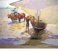 Spanish Fishing Boat<br><small>Arthur Grover Rider
