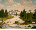 Spring Landscape, Tioga Pass<br><small>William Wendt