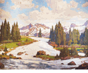 Spring Landscape, Tioga Pass, CA<br><small>William Wendt