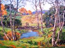 Stately Sycamores<br><small>William Wendt