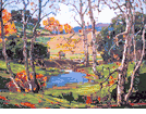Stately Sycamores<br><small>William Wendt
