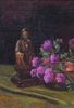 Still Life with Flowers and Statue <SMALL> <br> Gordon Coutts</SMALL>