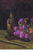 Still Life with Flowers and Statue <SMALL> <br> Gordon Coutts</SMALL>