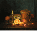 Still Life with Oranges<br><small>Joseph Kleitsch