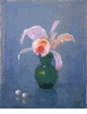 Still Life with Orchid and Two Pearls <br> <small> Feodor Zakharov