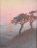 Sunset Coast with Cypress Tree, Monterey <br><small>Arthur William Best