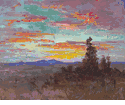 Sunset - Near Albuquerque, New Mexico<br><small>John Bond Francisco