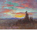 Sunset - Near Albuquerque, New Mexico<br><small>John Bond Francisco