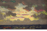 Sunset Over Santa Barbara<br><small>Colin Campbell Cooper