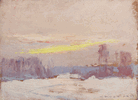 Sunset Snowy Landscape, Canada<br><small>Arthur Dominique Rozaire