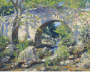 The Old Mission Bridge, Santa Barbara<br><small>Colin Campbell Cooper