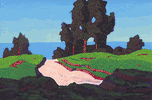 Path to the Ocean, Laguna, California<br><SMALL>(CB776A)