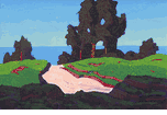 Path to the Ocean, Laguna, California<br><SMALL>(CB776A)