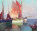 Tuna Boats, Concarneau, France<small><br>Edgar Payne