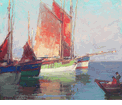 Tuna Boats, Concarneau, France<small><br>Edgar Payne