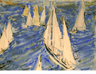 Sailboats (double sided)<br><small>Phil Dike