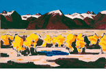 Valley with Yellow Trees<br><SMALL>(CB641)</SMALL></font>