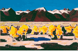 Valley with Yellow Trees<br><SMALL>(CB641)</SMALL></font>