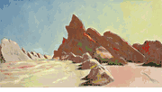 Vasquez Rocks<br><small>Frederick Wight