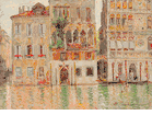 Venetian Canal Scene <br><SMALL>Colin Campbell Cooper