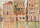Venetian Canal Scene <br><SMALL>Colin Campbell Cooper