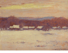 Village in the Snow, Canada<br>(adrx-37)<br><small>Arthur Dominique Rozaire
