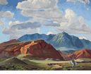 Western Landscape<br><SMALL>Cornelis J. Botke</SMALL>