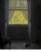 Window of Central Park with Cat  <br> <small> Feodor Zakharov