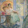 Woman with Parasol<br><small>John Hubbard Rich