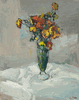 Yellow Flowers with Tall Vase<br> <small> S.C. Yuan