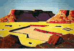 Yellow Modern Canyon <br><SMALL>(CB435)</SMALL></font>