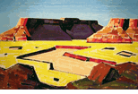 Yellow Modern Canyon <br><SMALL>(CB435)</SMALL></font>