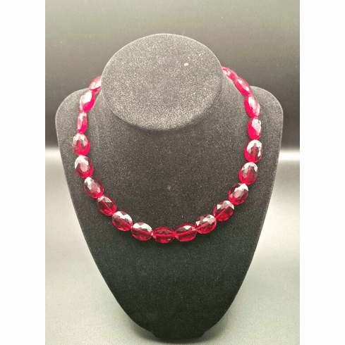 Lady An. Co. Jackie Red Collar Necklace