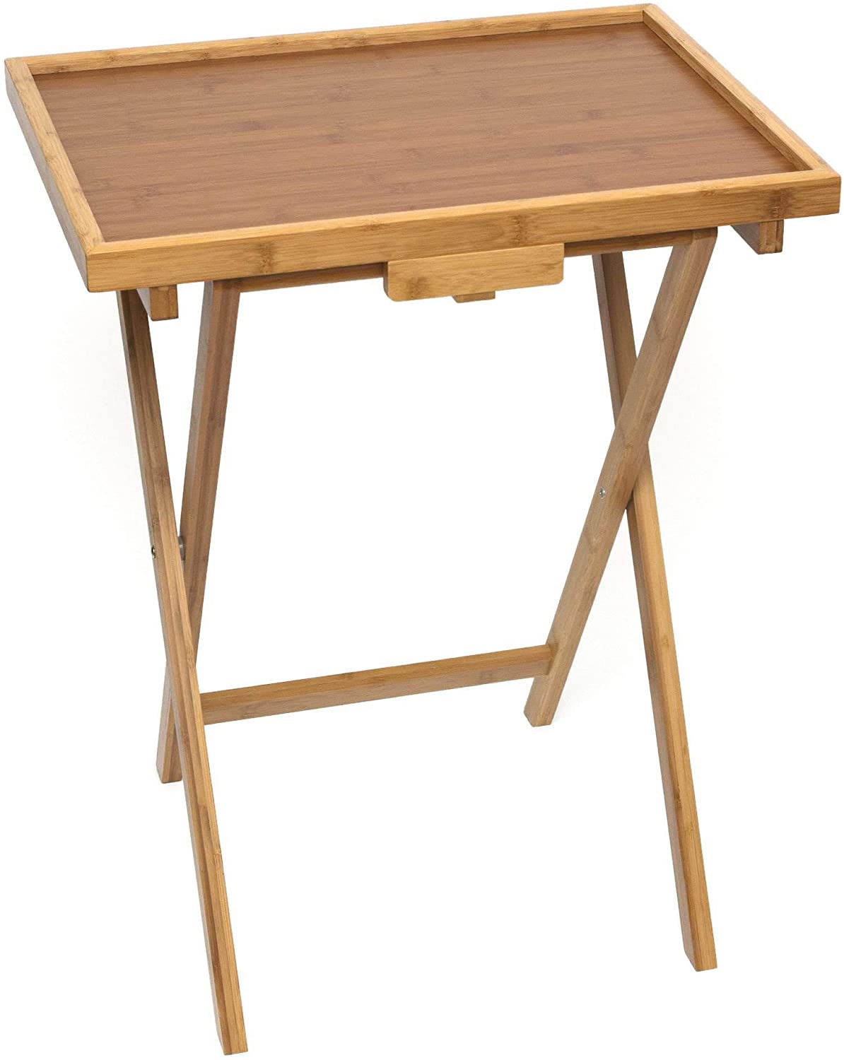 Bamboo TV Trays Set of 4 by Lipper Lipper