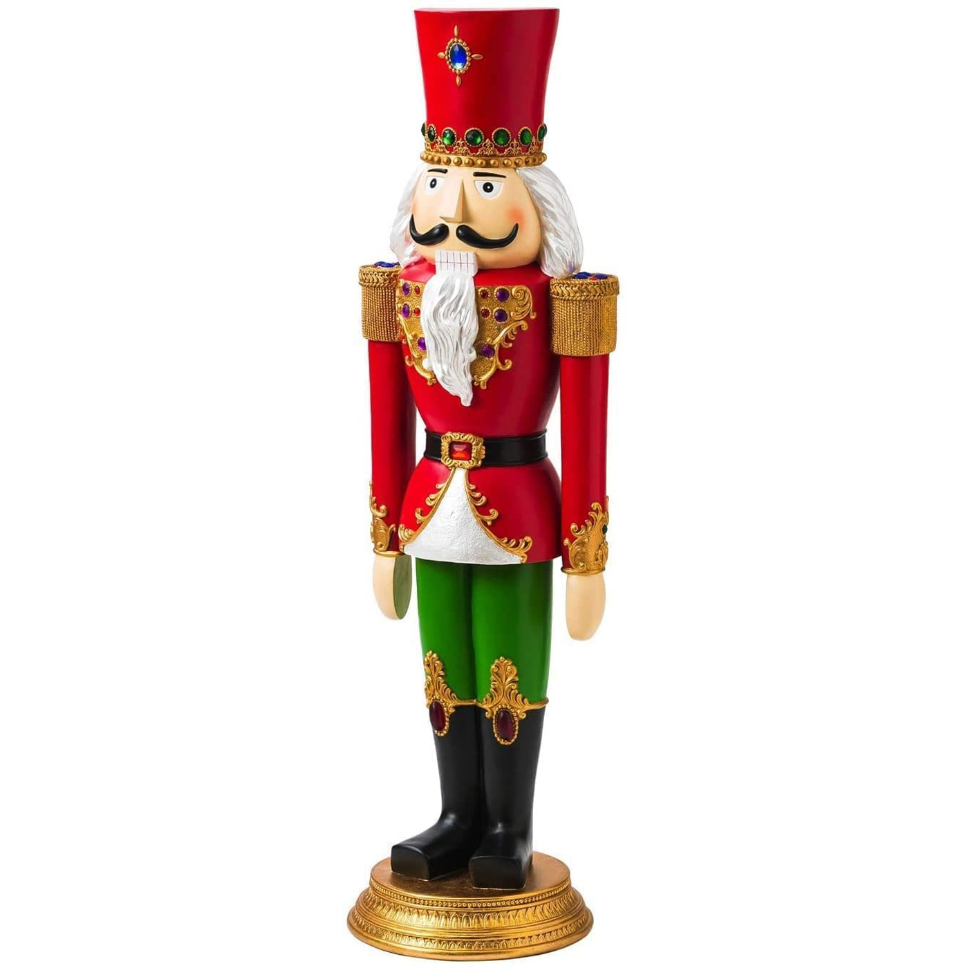 Regal Nutcracker Garden Statue 55" Garden Statues