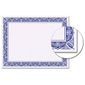 Crown Blue Certificate Paper  Elegant Award Certificate Sheets (8.5" x 11")