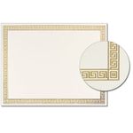 Channel Gold Foil Certificate Border Paper