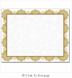 Gold Medallion Certificate Paper  Elegant Printable Award Certificates (8.5" x 11")