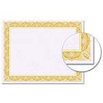 Crown Gold Certificate Paper  Elegant Award Certificate Sheets (8.5" x 11")