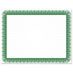 Green Value Certificate Border Paper