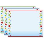 Rainbow Stars Certificate Border Paper
