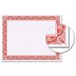 Crown Red Certificate Paper  Elegant Award Certificate Sheets (8.5" x 11")