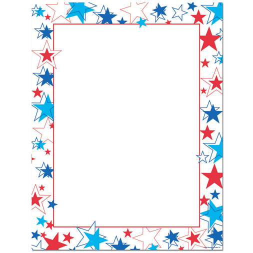 Beautiful Red And White Borders
