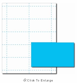 Robin's Egg Blue Business Card Paper Stock