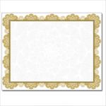 Gold Medallion Certificate Paper  Elegant Printable Award Certificates (8.5" x 11")